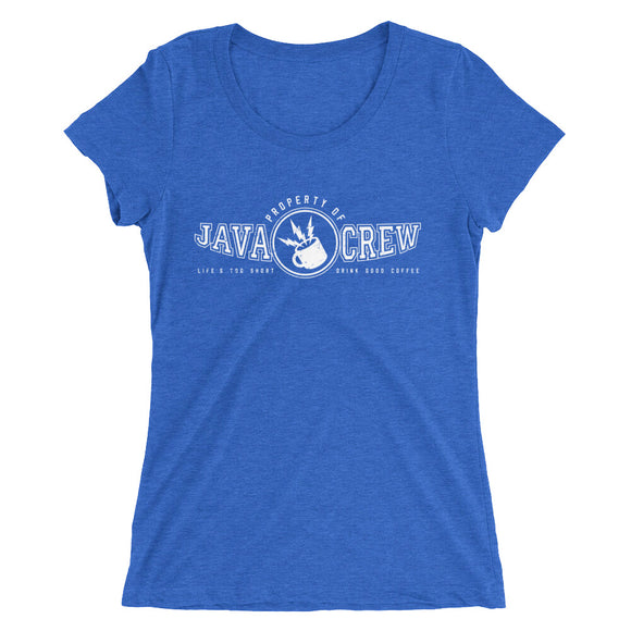 Ladies' Java Crew - Life's Short T-Shirt
